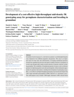 Development of a cost-effective high-throughput mid-density 5K genotyping assay for germplasm characterization and breeding in groundnut