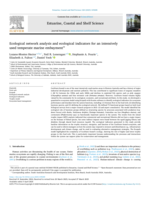 Ecological network analysis and ecological indicators for an intensively used temperate marine embayment