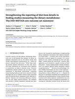 Strengthening the reporting of diet item details in feeding studies measuring the dietary metabolome: The DID-METAB core outcome set statement