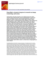 Panta Rhei: a decade of progress in research on change in hydrology and society