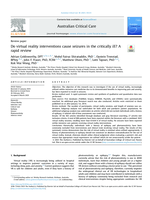 Do virtual reality interventions cause seizures in the critically ill? A rapid review