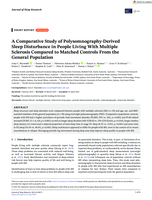 A Comparative Study of Polysomnography-Derived Sleep Disturbance in People Living With Multiple Sclerosis Compared to Matched Controls From the General Population