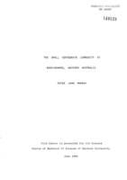 The small vertebrate community at Badgingarra, Western Australia