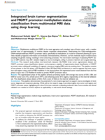 Integrated brain tumor segmentation and MGMT promoter methylation status classification from multimodal MRI data using deep learning