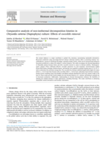 Comparative analysis of non-isothermal decomposition kinetics in Chrysotila carterae (Haptophyta) culture: Effects of coccolith removal