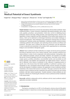 Medical Potential of Insect Symbionts