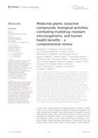 Medicinal plants: bioactive compounds, biological activities, combating multidrug-resistant microorganisms, and human health benefits - a comprehensive review