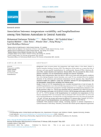 Association between temperature variability and hospitalizations among First Nations Australians in Central Australia