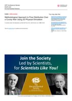 Methodological Approach to Flow Distribution Over a Crump Weir Using 2D Physical Simulation