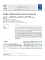 After expert elicitation: The importance of evidence-based conservation assessments to close knowledge gaps for threatened species conservation