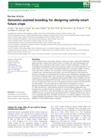 Genomics-assisted breeding for designing salinity-smart future crops