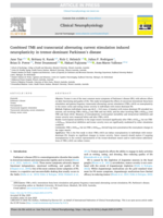Combined TMS and transcranial alternating current stimulation induced neuroplasticity in tremor-dominant Parkinson’s disease