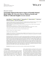 Sustainable Fishmeal Alternatives: Impact of Partially Defatted Black Soldier Fly (Hermetia illucens) Meal on Growth and Health of Yellowtail Kingfish (Seriola lalandi)