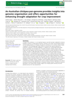 An Australian chickpea pan-genome provides insights into genome organization and offers opportunities for enhancing drought adaptation for crop improvement