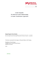 Gender Inequality: The Shift from Gender Mainstreaming to Gender Transformative Approaches