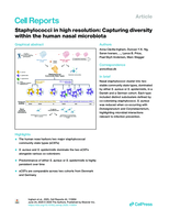 Staphylococci in high resolution: Capturing diversity within the human nasal microbiota