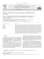 Incidence and risk factors of infectious diseases in smallholder pig farms in Vietnam