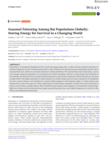 Seasonal Fattening Among Bat Populations Globally: Storing Energy for Survival in a Changing World