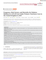 Frequency, Risk Factors, and Mortality for Diabetes Mellitus in 1 225 130 Cats Under Primary Veterinary Care in the United Kingdom in 2019