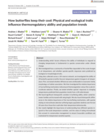 How butterflies keep their cool: Physical and ecological traits influence thermoregulatory ability and population trends