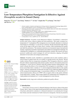 Low-Temperature Phosphine Fumigation Is Effective Against Drosophila suzukii in Sweet Cherry