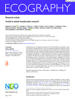 Trends in animal translocation research