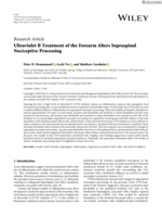 Ultraviolet B Treatment of the Forearm Alters Supraspinal Nociceptive Processing