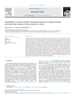 Sustainability transition paradox: Emerging dimensions of illegal artisanal and small-scale mining of critical minerals in Africa