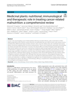 Medicinal plants: nutritional, immunological and therapeutic role in treating cancer-related malnutrition: a comprehensive review