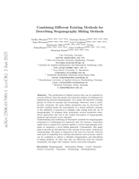 Combining Different Existing Methods for Describing Steganography Hiding Methods