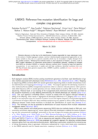 LNISKS: Reference-free mutation identification for large and complex crop genomes