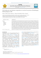 Fish biodiversity and substrate composition on coral reef ecosystem at Penimbangan, Buleleng Regency, Bali
