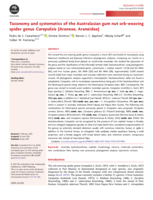 Taxonomy and systematics of the Australasian gum nut orb-weaving spider genus Carepalxis (Araneae, Araneidae)