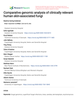 Comparative genomic analysis of clinically relevant human skin-associated fungi