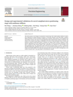 Design and experimental validation of a novel compliant micro-positioning stage with nonlinear stiffness