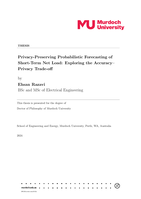 Privacy-Preserving Probabilistic Forecasting of Short-Term Net Load: Exploring the Accuracy– Privacy Trade-off