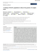 A chickpea MAGIC population to dissect the genetics of complex traits