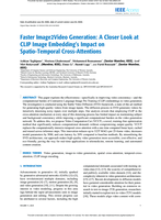 Faster Image2Video Generation: A Closer Look at CLIP Image Embedding's Impact on Spatio-Temporal Cross-Attentions