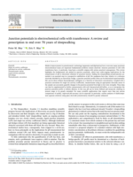 Junction potentials in electrochemical cells with transference: A review and prescription to end over 70 years of sleepwalking