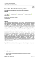 How policies of school exclusion frame practice: a comparative analysis of Australian state education policies