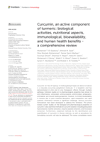 Curcumin, an active component of turmeric: biological activities, nutritional aspects, immunological, bioavailability, and human health benefits - a comprehensive review