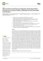 Physicochemical and Sensory Properties of Davidson Plum (Davidsonia jerseyana) Sorbet, a Potential for New Functional Food Product