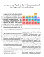 Advances and Trends in the 3D Reconstruction of the Shape and Motion of Animals