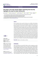 Rice blast in the Indo-Pacific Region impacting food security highlights the need for better biosecurity
