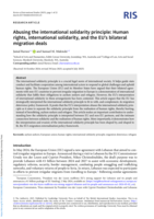 Abusing the international solidarity principle: Human rights, international solidarity, and the EU’s bilateral migration deals