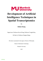Development of Artificial Intelligence Techniques in Spatial Transcriptomics