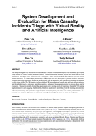 System Development and Evaluation for Mass Casualty Incidents Triage with Virtual Reality and Artificial Intelligence