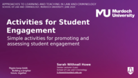 Activities for Student Engagement