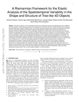 A Riemannian Framework for the Elastic Analysis of the Spatiotemporal Variability in the Shape and Structure of Tree-like 4D Objects