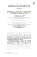 Combining Different Existing Methods for&nbsp;Describing Steganography Hiding Methods